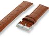 Morellato PMX146BOLLE22 Basic Collectie Horlogeband - 22mm - Bruin Leer