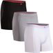 DANISH ENDURANCE Bamboe Boxershorts - Heren - 3 Paar - Maat M - Zwart/Grijs/Wit