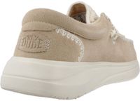 HEYDUDE Wendy Comf Suede Crochet Femme Mocassins Irish Cream/Multi - Taille 39