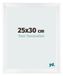 Pisa Cadre Photo 25x30 cm - Blanc Mat - MDF