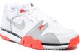 Nike Baskets basses gris orange blanc