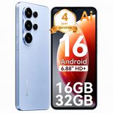 Blackview Wave 10C smartphone, zonder abonnement, Android 16, 6,88 inch, 120Hz, 1080p, Dual SIM, gezichtsherkenning, 5000 mAh, Gemini AI, DokeOS 5.0, 4G