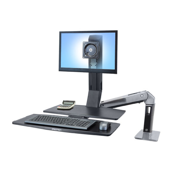 Ergotron WorkFit-A, Single LD @ Worksurface+