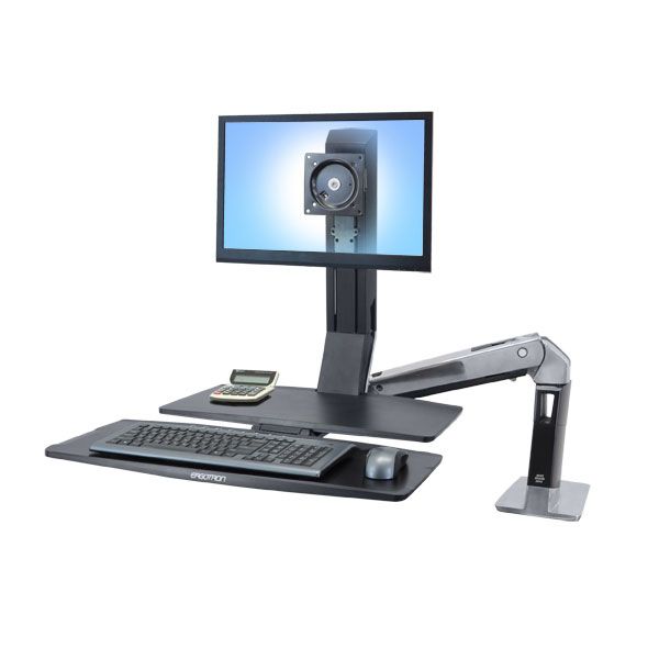 Ergotron WorkFit-A, Single LD @ Worksurface+ - 24-317-026