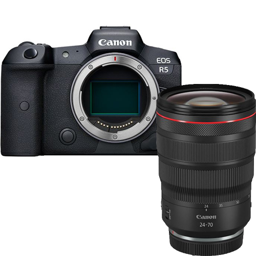 Canon EOS R5 body + RF 24-70MM F/2.8 L IS USM