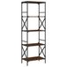 VidaXL Bibliothèque 5 étagères 59x35x171 cm bois d'ingénierie couleur chêne marron