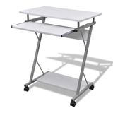 vidaXL Studenten computerbureau 60 x 40 x 74 cm Wit