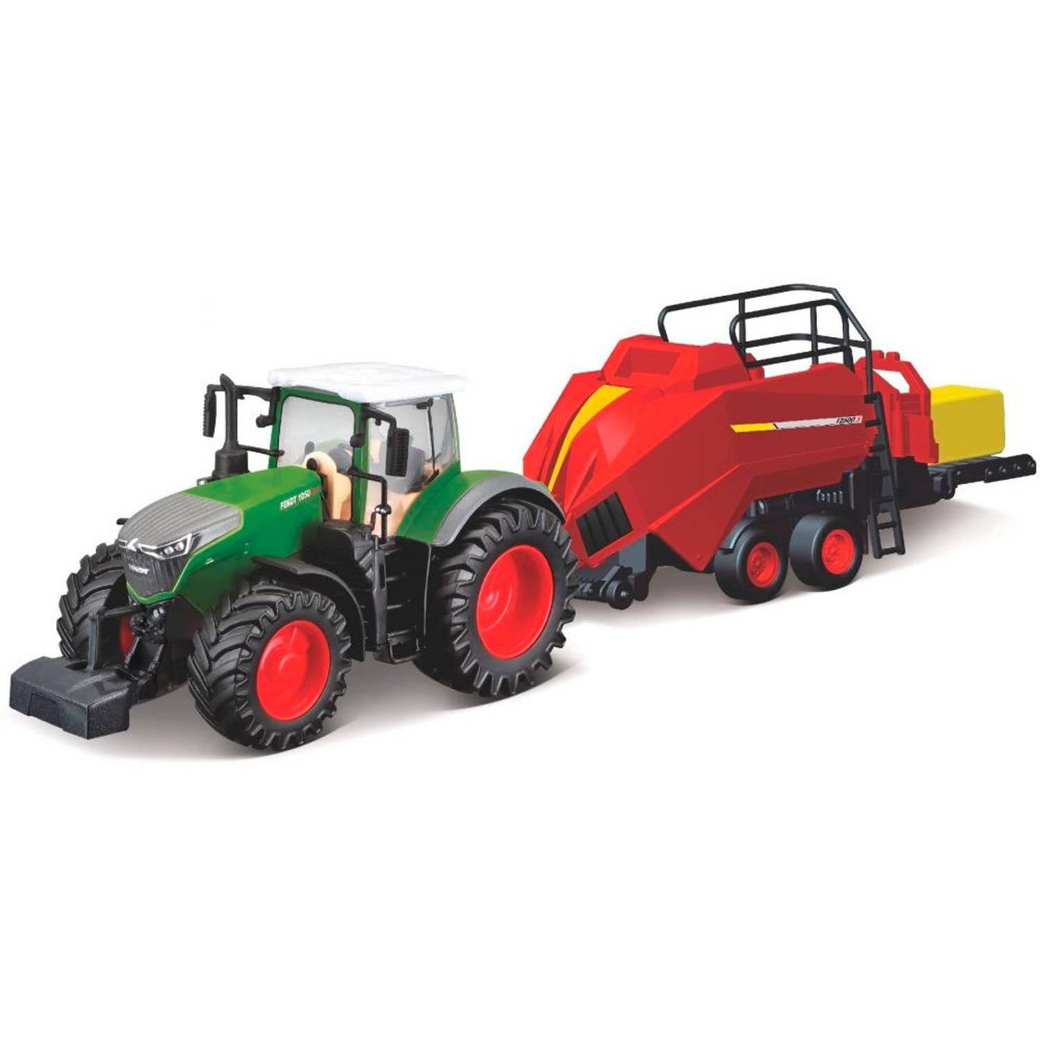 Bburago speelset tractor Fendt 1050 Vario junior groen/rood