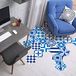 Ambiance Sticker Cementtegels voor vloer – Azulejos met laminaat van kunststof, antislip, zelfklevend, zeshoekige tegels, Clavio, waterbestendig, 10 stuks, 20 x 18 cm
