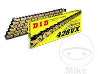 DID Chaîne de transmission X-Ring 428VX/128 Or avec maillon à clipser
