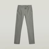 G-Star Bronson 3.0 Slim Chino Heren Joggingbroek Katoen/Acetaat/Elastaan 30/30 Gs Grey/Milk Dobby