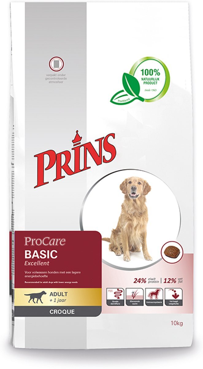 Prins Procare Hondenvoer Basic Excellent - 2 St Ã 2 kg