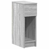 VidaXL Nachtkastje met lade 20x36x60 cm grijs sonoma eikenkleurig