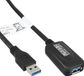 InLine Câble d'extension USB 3.0 - 5 mètres - Noir