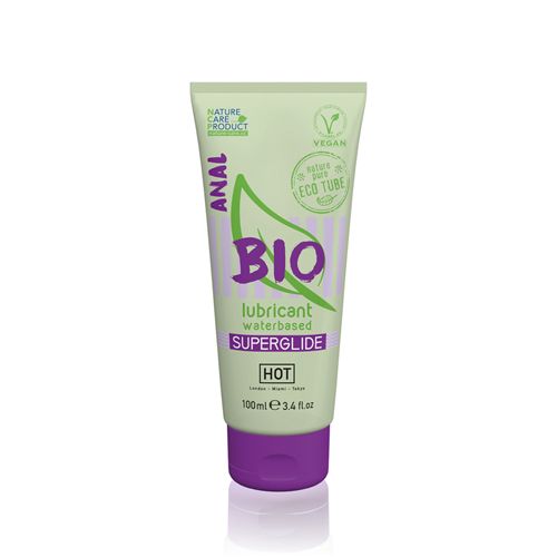 HOT Bio Superglide Anal Waterbasis Glijmiddel - 100 ml