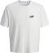 JACK & JONES JCOCNZ BERLIN T-SHIRT Heren XS Viscose Elastaan Wit