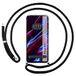 Tumundosmartphone Transparante beschermhoes voor Xiaomi Poco X5 5G met zwart koord
