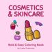 Cosmetics & Skincare: Bold and Easy Coloring Book for Adults and Teens