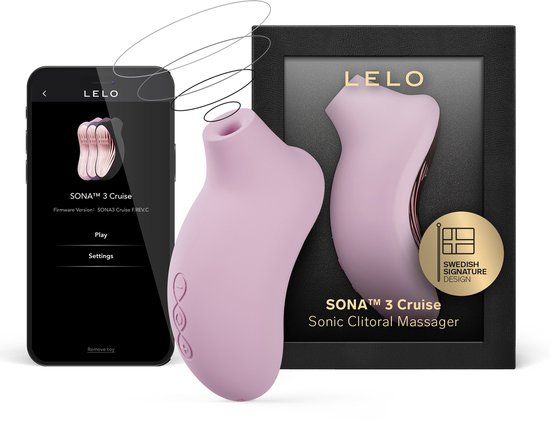 LELO SONA 3 Cruise – App-gestuurde Clitorisstimulator – Sonische Golven – Cruise Control – Zachtroze