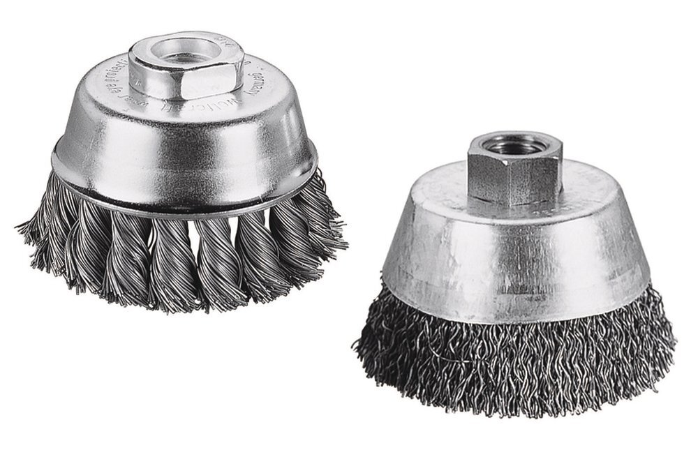 Wolfcraft 1 stainless steel wire cup brush