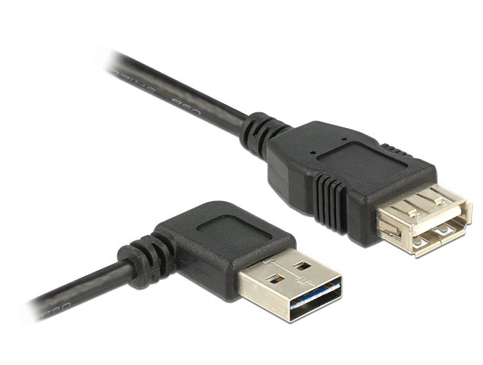 DeLOCK USB 2.0-A - USB 2.0-A Kabel - 2m - Zwart