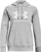 Under Armour UA Rival Fleece Big Logo HD Dames Sporttrui - Grijs - Wit