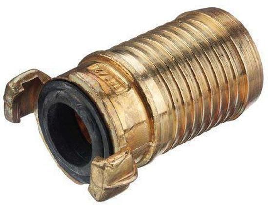 Geka Koppeling messing klauw-slangpilaar 38mm 1.1/2