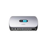 Melchioni MK-8800 Mini-UPS met LCD-display en meerdere uitgangen voor router en smart, 18000mAh (66Wh) ononderbroken stroomvoorziening 12V/2A met USB 5V/3,6A en PoE