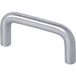 Gedotec GEOS 10 Poignée de meuble en acier inoxydable brossé Poignée courbe Ø 10 mm, 74 x 10 x 64 mm