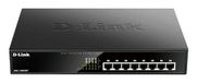 D-Link DGS-1008MP - 8-Port Gigabit Ethernet PoE Switch - Unmanaged - 1U - Black