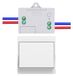 Merkloos Draadloze lichtschakelaar - Batterijvrij - 433 MHz - Ontvanger 100-240 V