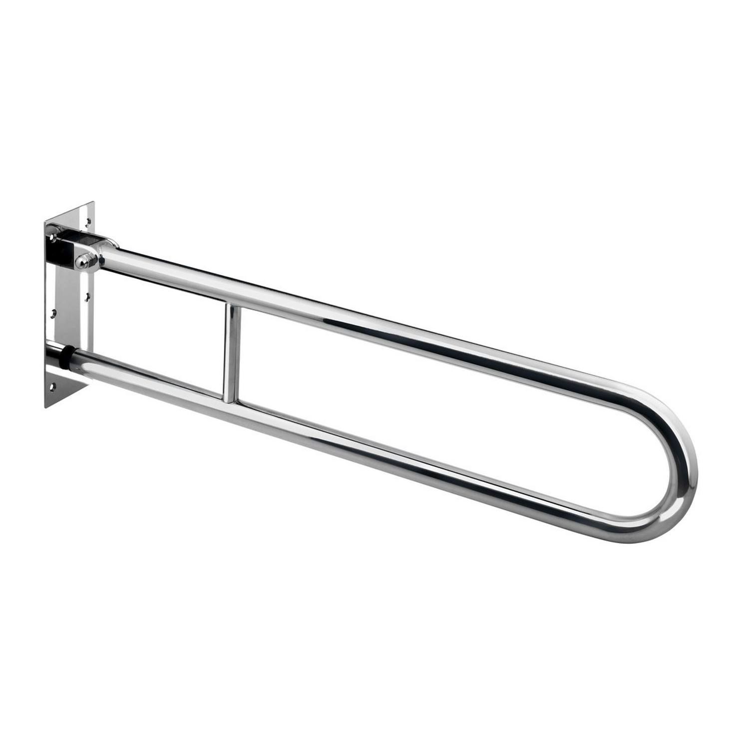 Sapho Toiletbeugel opklapbaar 80x15.3 cm rvs