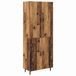 vidaXL Highboard - 2 stuks - Oud Hout - 69,5 x 34 x 180 cm - Bewerkt hout