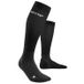 CEP Chaussettes de Compression Infrared T. 26½-29cm - Récupération Optimale pour Coureurs - Noir Bas
