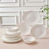 Karaca White Pure Opal Glazen Serviesset – 24-Delig – 6 Personen – Wit