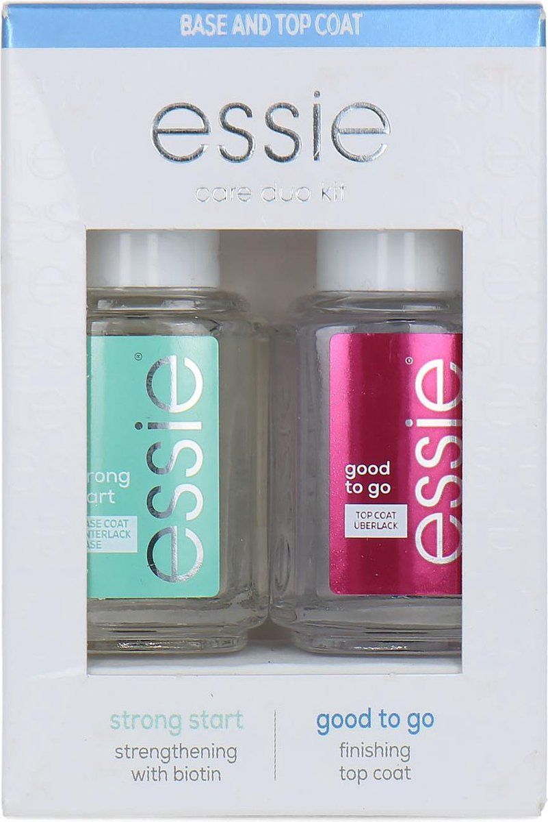 Essie Care Duo Kit - strong start-good to go - Transparant