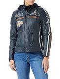 Urban Leather 58 LADIES, Dames Motorjack van Leer met Gekeurde Beschermers voor Rug, Schouders en Ellebogen.