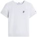 Tommy Hilfiger Dames TH Script REG C-NK SS TEE WW0WW47809 T-shirt, bleu (Morning Sky Blue), XS