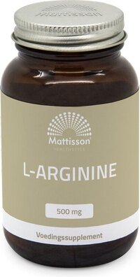 Mattisson L-Arginine 500 mg - 60 Capsules