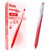 Pentel BL437 Energel Slim Roller Snap 0,7 mm, Rood, 12 stuks