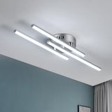 Comely LED Plafonnier, Gebogen Design Moderne Plafondlamp, 18W 1700LM LED Plafondlamp voor Woonkamer Slaapkamer Gang Keuken Balkon Kantoor