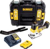 DeWalt DCS 335 D1 accudecoupeerzaag 18V + 1x accu 2.0 Ah + 1x snellader in TSTAK