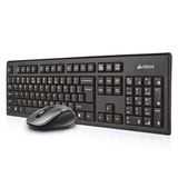 A4Tech 7100N - Draadloos Gaming Toetsenbord - QWERTY - Engels - Zwart
