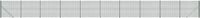 vidaXL Draadgaashek met flens 1,4x25 m groen