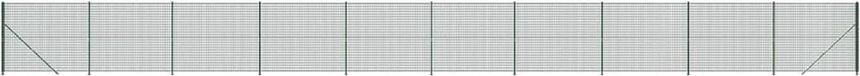 vidaXL Draadgaashek met flens 1,4x25 m groen
