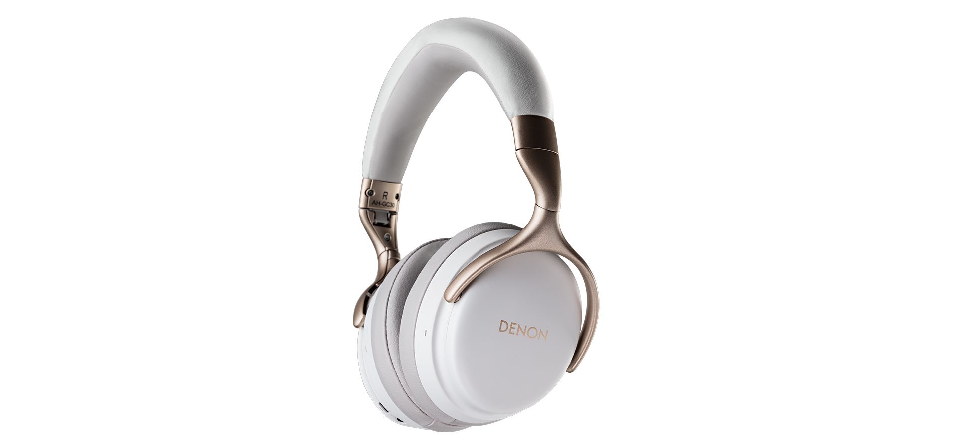 Denon AH-GC30 Headset - Wit - Draadloos en Bedraad - Noise Cancelling