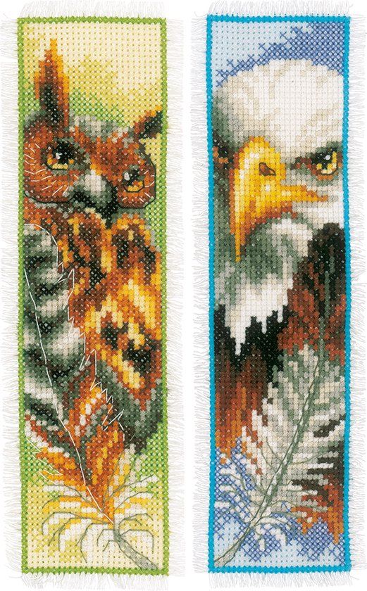 Vervaco Bladwijzer Kit - Roofdieren Set van 2