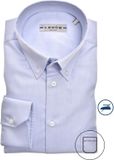 Ledub modern fit overhemd - lichtblauw twill - Strijkvriendelijk - Boordmaat: 40