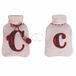 Villa d'Este Home Tivoli Warmwaterkruik, wit + rood, 2 liter