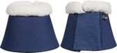 HKM Comfort Softoprene Springschoenen met vulling Donkerblauw Pony
